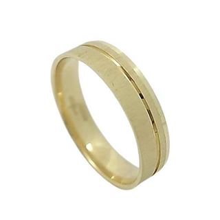 Foto de 10-351-539-15 - ALIANZA DOS FILOS BRILLO CONFORT 4.5MM 18K