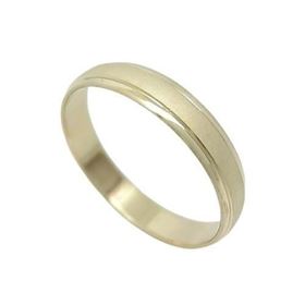 Foto de 10-351-671-15 - ALIANZA CENTRO MATE 4MM 18K