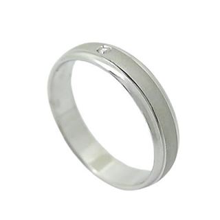 Foto de 10-351-676-14 - ALIANZA MATE-BRILLO BRILLANTE 0.0KTES. 4MM O.B. 18K