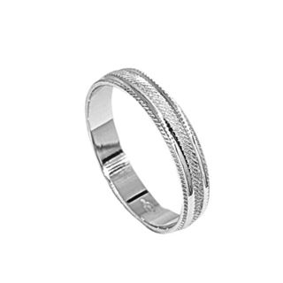 Foto de 10-351-752-15 - ALIANZA MATE-BRILLO 4MM O.B. 18K 