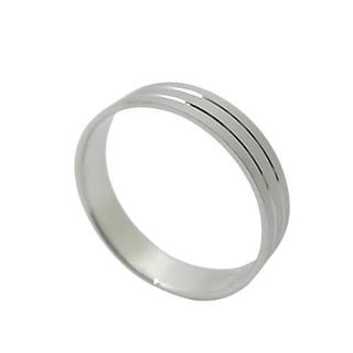 Foto de 10-351-756-24 - ALIANZA BANDAS BRILLO 5MM 18K