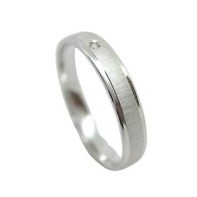 Foto de 10-351-775-16 - ALIANZA MATE BRILLANTE 0.02KTES. 3.5MM O.B. 18K