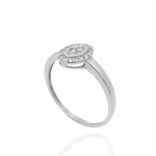 Foto de 13-6761BS - SORTIJA CIRCONITA 8MM O.B. 18K