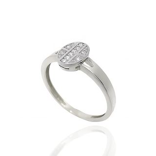 Foto de 13-6800BS - SORTIJA CIRCONITA 7MM O.B. 18K