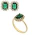 Foto de 28-030ES - SORTIJA ESMERALDA CIRCONITA 11MM 18K