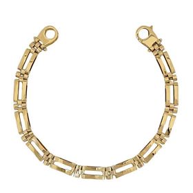 Foto de 28-2296 - PULSERA COMBINADA 6MM (10,68gr) 20CM 18K