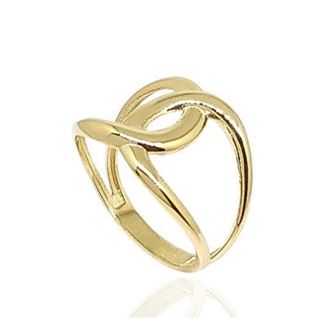 Foto de 28-5895S - SORTIJA NUDO BRILLO 14MM 18K