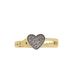 Foto de 28-200901S - SORTIJA CORAZÓN BICOLOR CIRCONITA 7MM 18K