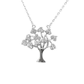 Foto de 38-008G - *OFERTA* GARGANTILLA PLATA ÁRBOL DE LA VIDA CIRCONITA 19MM 45CM