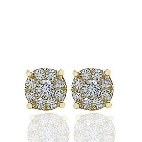 Foto de 40-7093 - PENDIENTES CIRCONITA 5MM 18K  