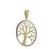 Foto de 51-13323 - COLGANTE ÁRBOL DE LA VIDA BICOLOR 22MM 18K