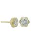 Foto de 51-200059 - PENDIENTES CHATÓN FLOR 5MM 18K 