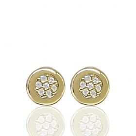 Foto de 51-57607 - PENDIENTES CIRCONITA 6MM 18K
