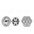 Foto de 51-2012125 - PENDIENTES FLOR CIRCONITA 4MM O.B. 18K