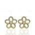 Foto de 51-2003462 - PENDIENTES FLOR CIRCONITA 7MM 18k