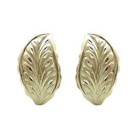 Foto de 61-30007 - PENDIENTES HOJA CATALÁN 16MM 18K