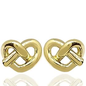 Foto de 62-2654 - PENDIENTES CORAZÓN NUDO 7MM 18K