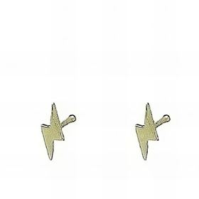 Foto de 62-1193 - PENDIENTES RAYO BRILLO 6MM 18K 