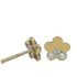 Foto de 99-PT788 - PENDIENTES FLOR CIRCONITA 5MM 18K