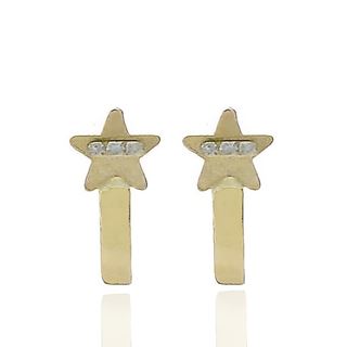 Foto de 99-PT818C - PENDIENTES CIRCONITA 13MM CATALÁN 18K 