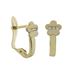 Foto de 99-PT823C - PENDIENTES CIRCONITA 13MM CATALÁN 18K
