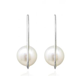 Foto de 71-3363B - PENDIENTES PERLA 9MM 25MM O.B. 18K