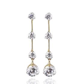 Foto de 71-3902 - PENDIENTES CIRCONITA 31MM 18K