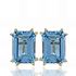 Foto de 71-8121AP - PENDIENTES AGUAMARINA SEMIPRECIOSA 8MM PRESIÓN 18K 