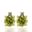 Foto de 71-11999V - PENDIENTES PIEDRAS COLOR SEMIPRECIOSA VERDE PERIDOTO 7MM 18K