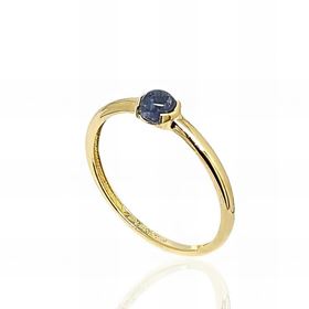 Foto de 71-13130SZ - SORTIJA ZAFIRO 4MM 18K 