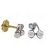 Foto de 72-9678B - PENDIENTES "NETO" BRILLANTES CEREZAS 6MM O.B. 18K