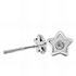 Foto de 90-6046-5B - PENDIENTES BRILLANTES ESTRELLA 4MM O.B. 18K
