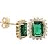 Foto de 28-030EP - PENDIENTES ESMERALDA CIRCONITA 10.5MM 18K