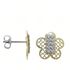 Foto de 51-1229204 - PENDIENTES FLOR BICOLOR CIRCONITA 10MM 18K