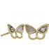 Foto de 51-1859906 - PENDIENTES MARIPOSA BICOLOR CIRCONITA 6MM 18K