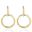 Foto de 10-401-1564 - PENDIENTES DOS AROS 25MM 18K