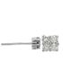 Foto de 00-1607B - PENDIENTES "NETO" BRILLANTES 0.009KTES. C/U 3.8MM O.B. 18K 