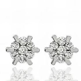 Foto de 10-247-437 - PENDIENTES "NETO" BRILLANTES SSWB H 0.12-0.03 5MM O.B. 18K