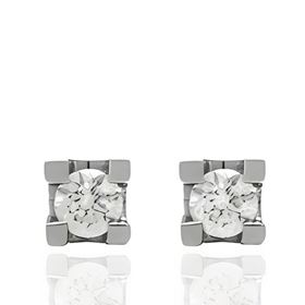 Foto de 10-377-226 - PENDIENTES "NETO" BRILLANTES 0.10KTES. C/U SI H 3.5MM 18K