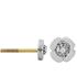 Foto de 72-9694B - PENDIENTES "NETO" BRILLANTES FLOR 5MM O.B. 18K