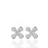 Foto de 72-2025B - PENDIENTES "NETO" BRILLANTES FLOR 3MM O.B. 18K