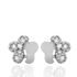 Foto de 62-104B - PENDIENTES "NETO" BRILLANTES FLOR 6MM O.B. 18K