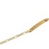 Foto de 9K88-009 - PULSERA PLACA 3X1 3.8MM 18.5CM (PLACA 7X30MM) (1,93gr) 9K**