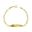 Foto de 9K88-010 - PULSERA BEBÉ PLACA 3X1 2.5MM 12.5CM (PLACA 4.5X20MM) 9K**