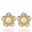 Foto de 51-1322906 - PENDIENTES FLOR PERLA BICOLOR 8MM 18K