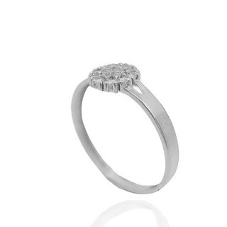 Foto de 13-6905BS - SORTIJA CIRCONITA 7MM O.B. 18K