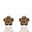 Foto de 51-1026605 - PENDIENTES FLOR LEOPARDO ESMALTE 6MM 18K 