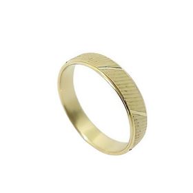 Foto de 10-351-260-12 - ALIANZA MATE BANDAS BRILLO 4MM 18K