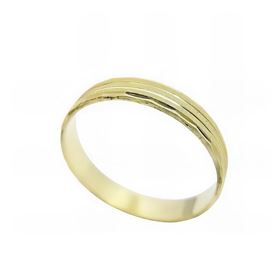 Foto de 10-351-265-14 - ALIANZA RAYADA 4MM 18K