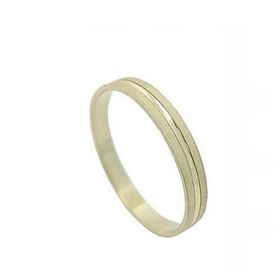 Foto de 10-351-475-15 - ALIANZA PLANA CENTRO BRILLO 3MM 18K 